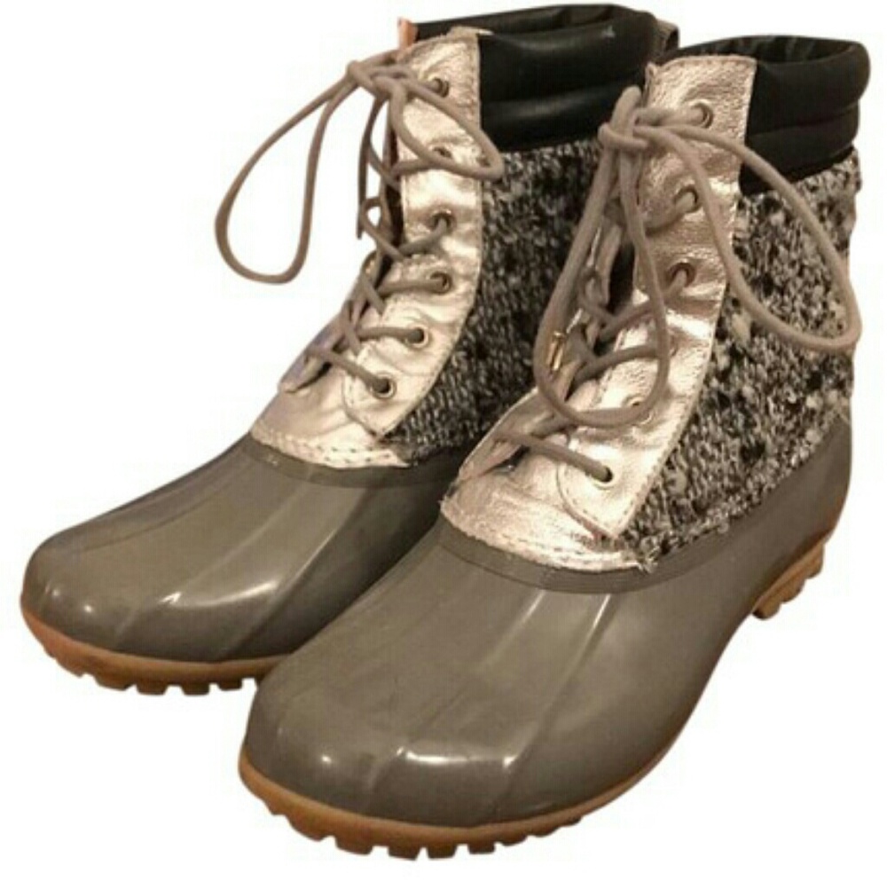 Sam Edelman Gray Caldwell Duck Boots